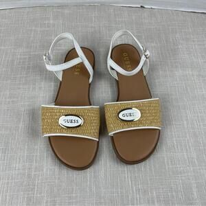 Guess Moores Raffia Sandals Womens Sz‎ 7